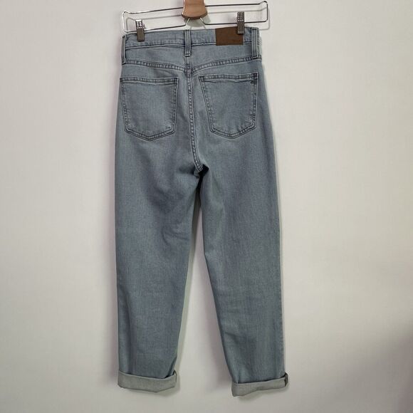Madewell The Perfect Vintage Jean 25 Light Wash Zip Fly High Rise Blue Trendy - Picture 6 of 9